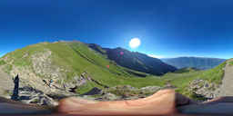 Monte Rocciamelone - Tra La Riposa e Ca' d'Asti - Fotografia a 360 gradi