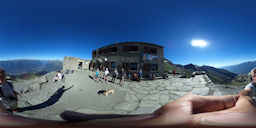 Monte Rocciamelone - Al rifugio Ca' d'Asti - Fotografia a 360 gradi