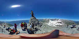 Monte Rocciamelone - Sulla cima 1 - Fotografia a 360 gradi