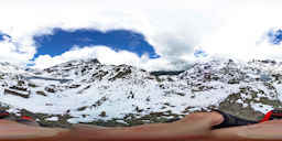 Lago Bleu Lago Longet Laghi Bes - Al col de Longet - Fotografia a 360 gradi