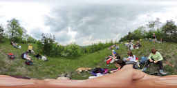 Riserva naturale Sorgenti del Belbo - Pausa pranzo in mezzo alle orchidee - Fotografia a 360 gradi