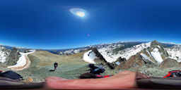 Monte Thabor - Dalla cima 1 - Fotografia a 360 gradi