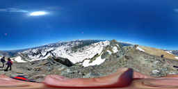 Monte Thabor - Dalla cima 2 - Fotografia a 360 gradi