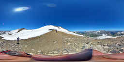Monte Thabor - Inizia la discesa - Fotografia a 360 gradi